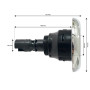 Jet 3.5" (91mm) série Luxury Jade Roto