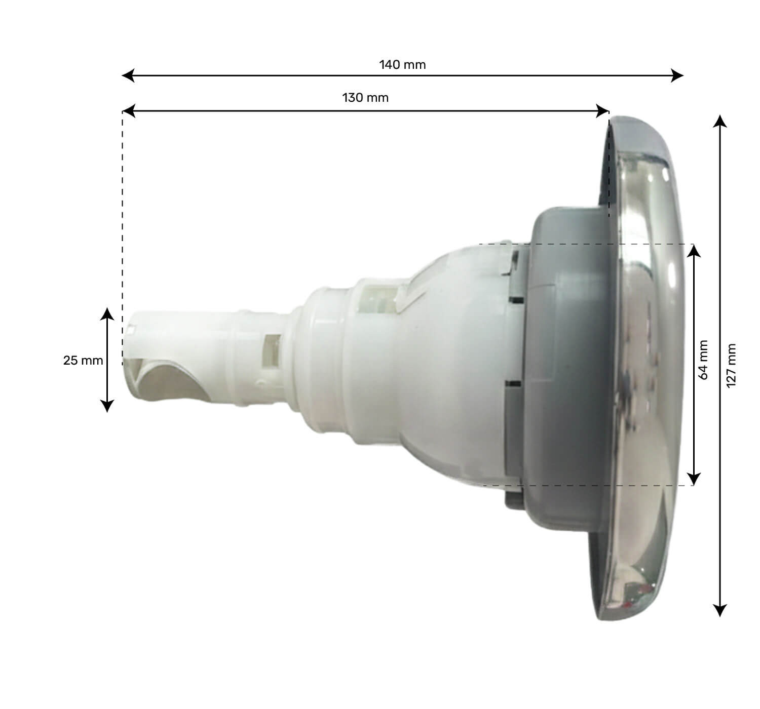 Jet 3" (84mm) Directionnel V1 Gris Wellis