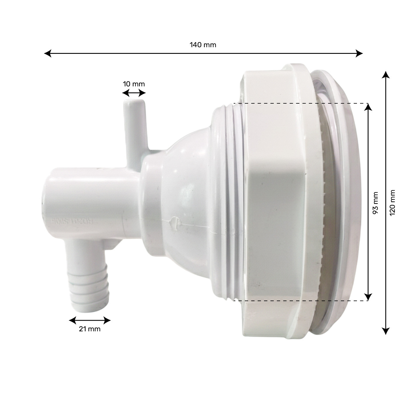 Douille filetée pour jet 5"