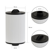Whirlpool-Filter Pleatco PSANT20P3 /4CH-925 / FC-0126 / SR20