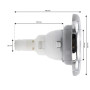 Jet V1 Directionnel Twirl 5" (127mm) à clipser