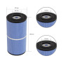 Lot de 2 Filtre spa(40353 / C-4335 / PRB35-IN / T-4335 / FC-2385)blue