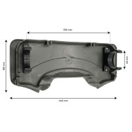Kopfstützenhalter für Whirlpool mit Clips 60-1200 Grau