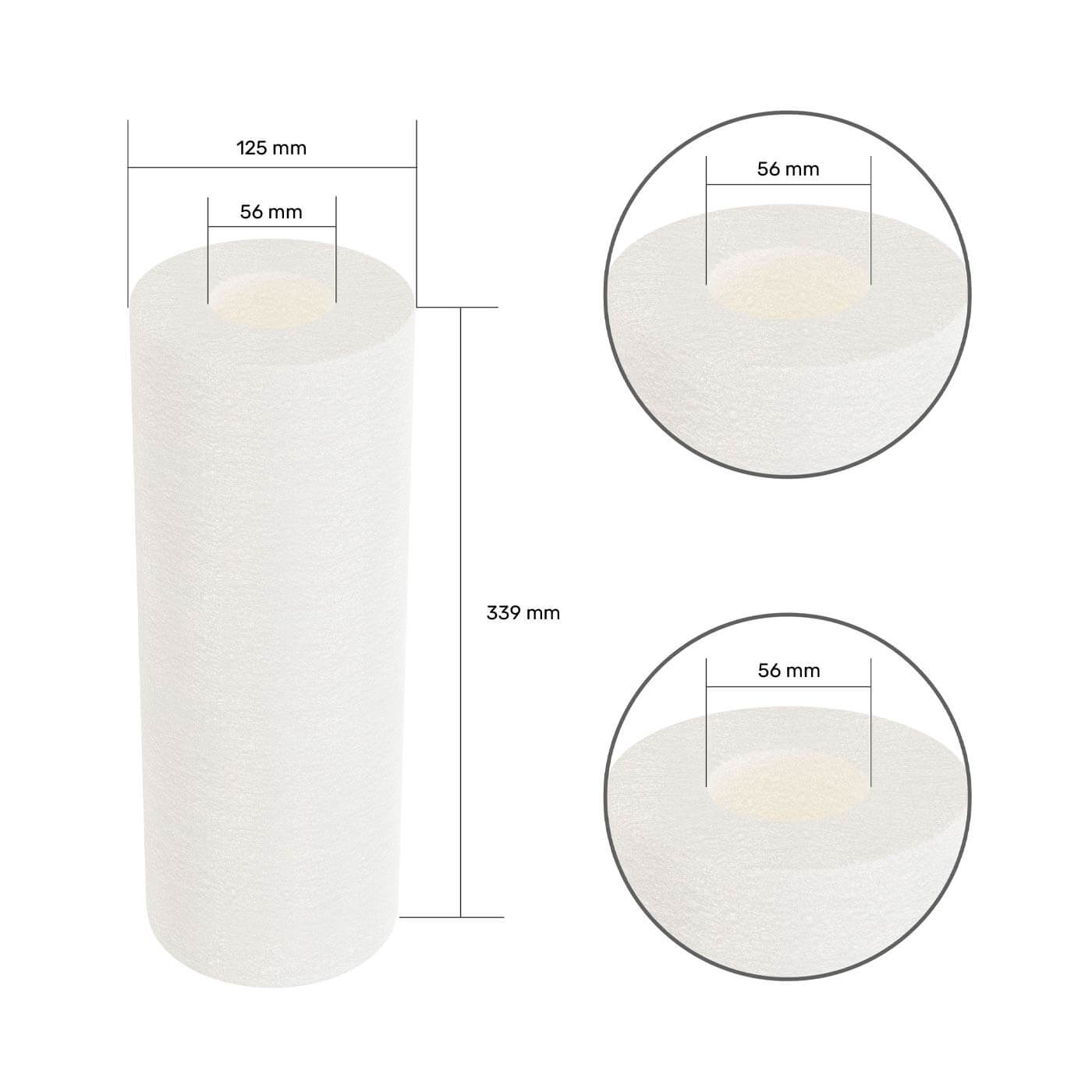 Filtre spa Microfibre (PP1271 / TP1271 / C-4326 / PRB25-N / FC-2390)