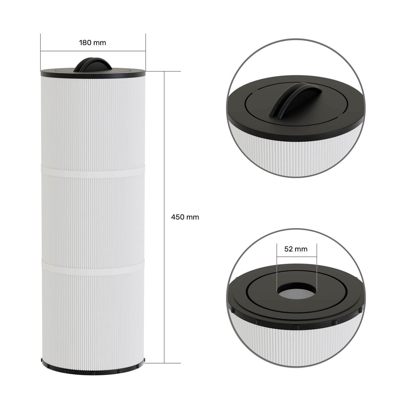 Filter cartridge for pool and spa C5 WELTICO reference 62615