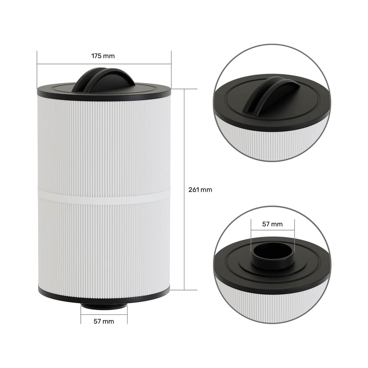 Spa filter (70521 / 7CH-552 / FC-0465 / PTL55XW)