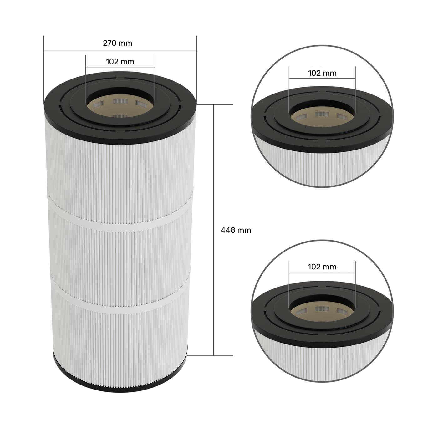 Spa filter (80951 / C-8409 / PA90 / FC-1292)