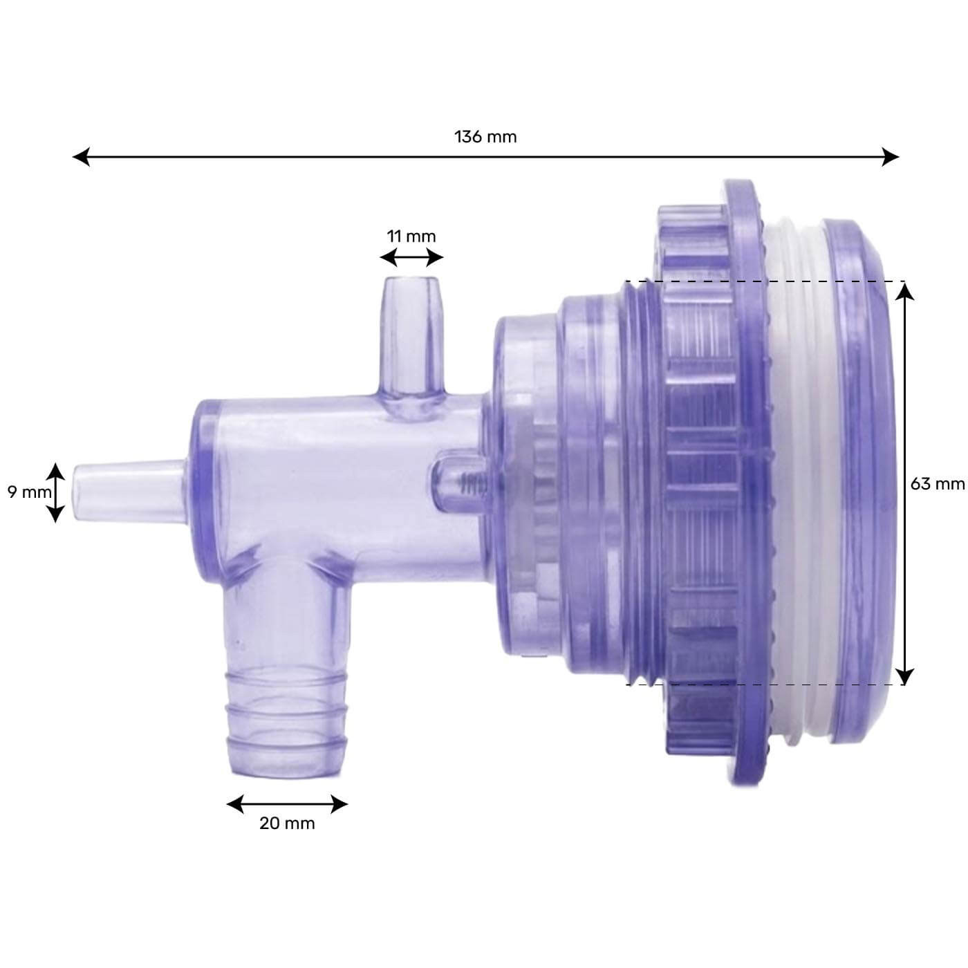 Douille à visser pour jet LED 3,5'' LVJ - L-0310