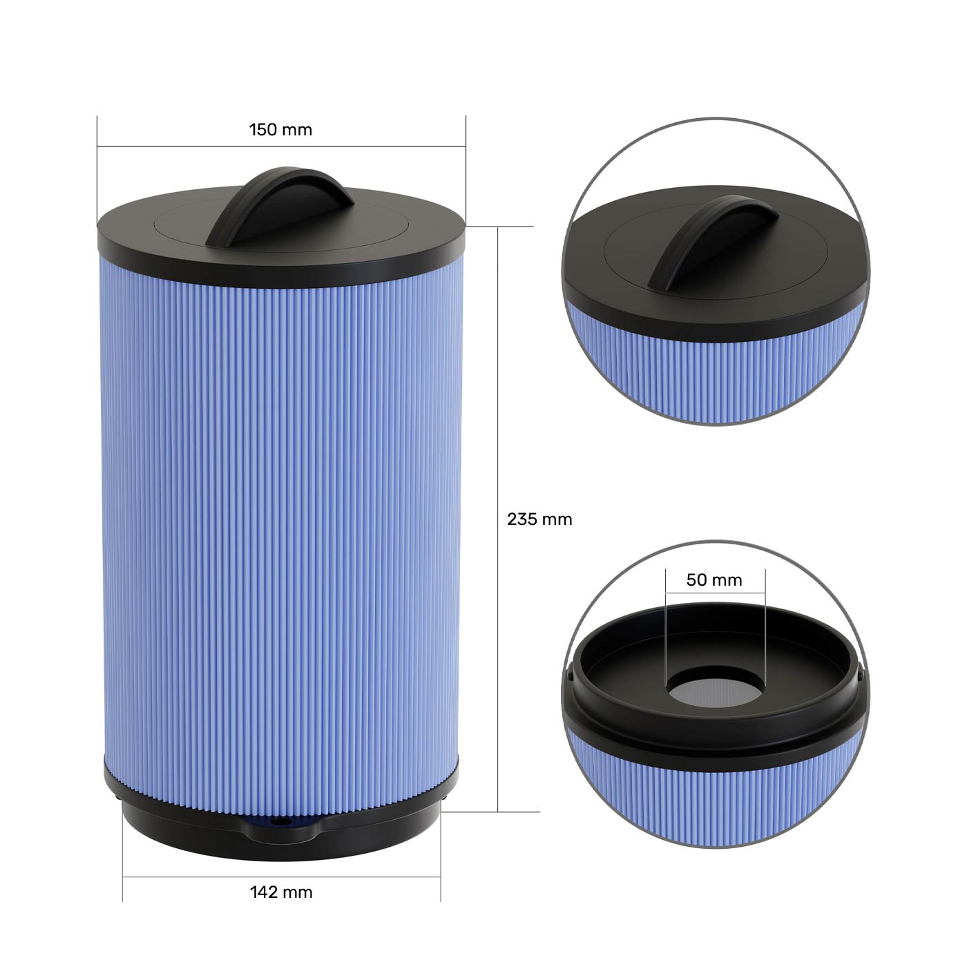 Pro Clarity spa filter 6473-157 for Jacuzzi® spa - Bluewater