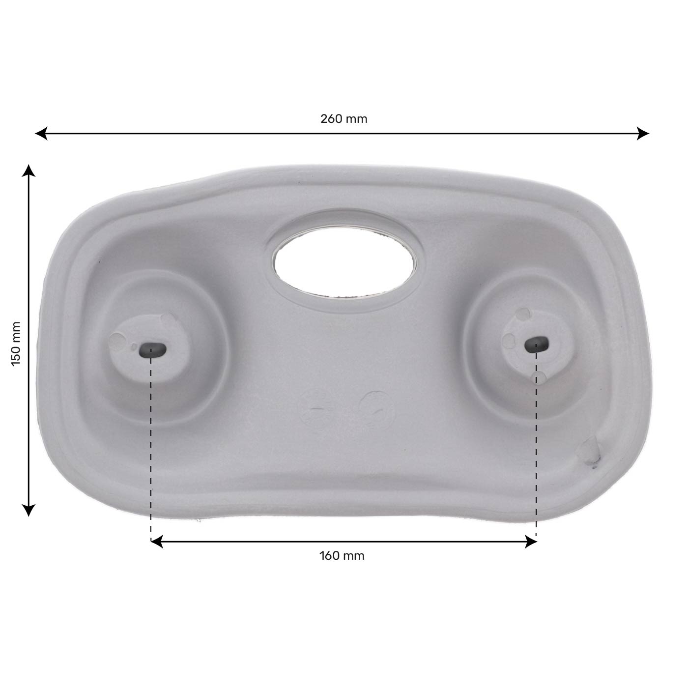 Headrest EVA257 for Light Gray spa Headrest EVA257 for Light Gray spa