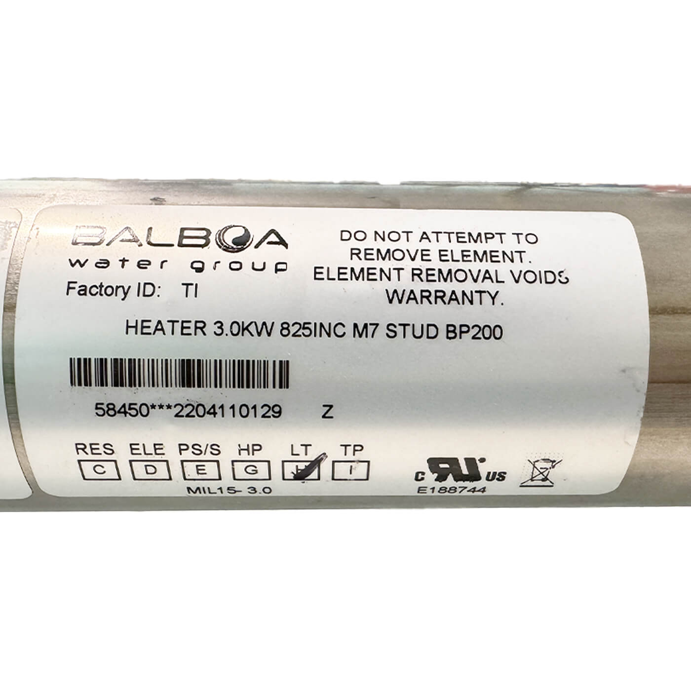 Réchauffeur Balboa 3KW - 58450