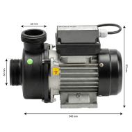 Whirlpool-Pumpe Koller 136-120-WC - 0,16 HP