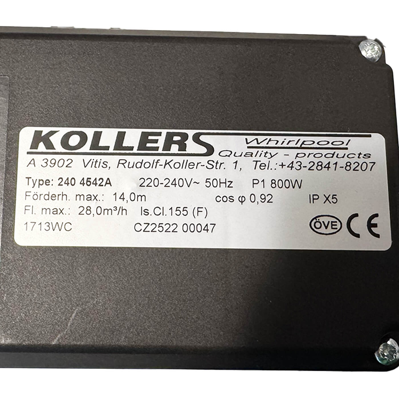 pompe KOLLER 1713-WC