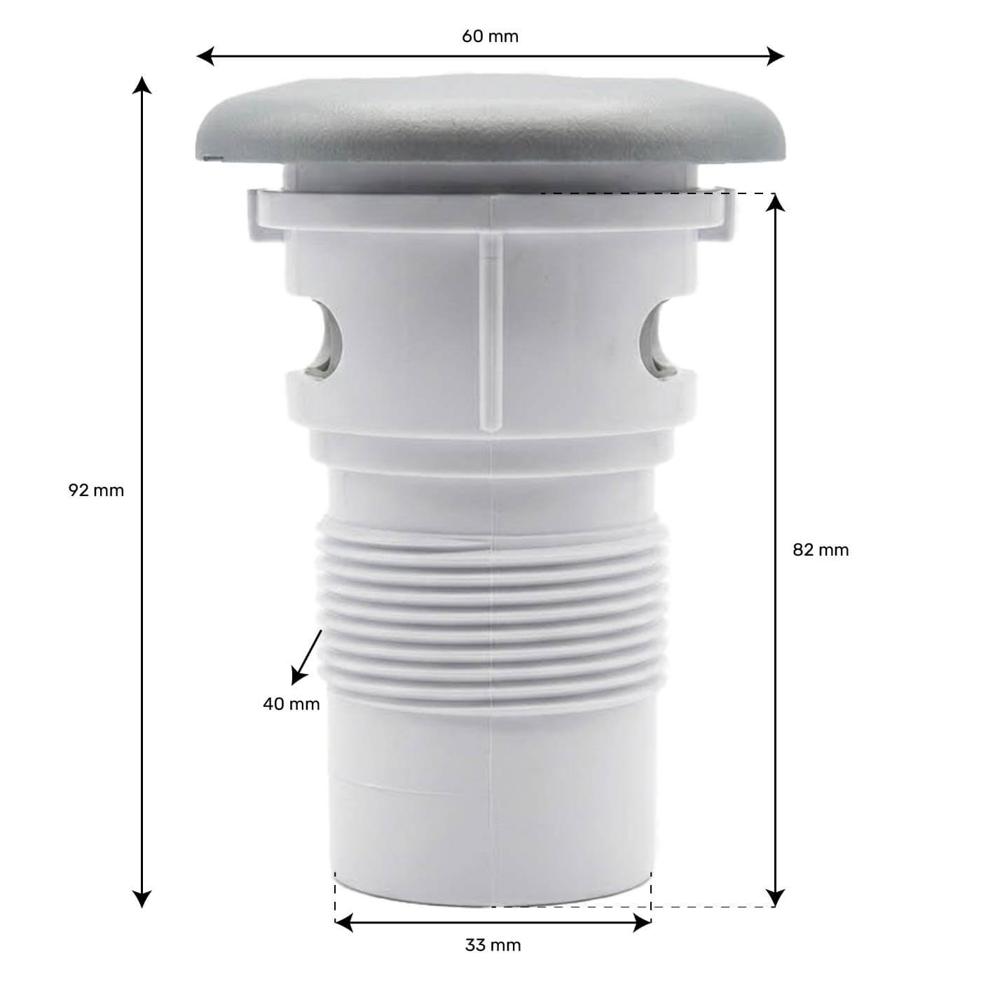 Interrupteur de regulation d'air JACUZZI 6541-142
