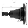 Buses 5 pouces (128mm) Roto ABS Noir lisse