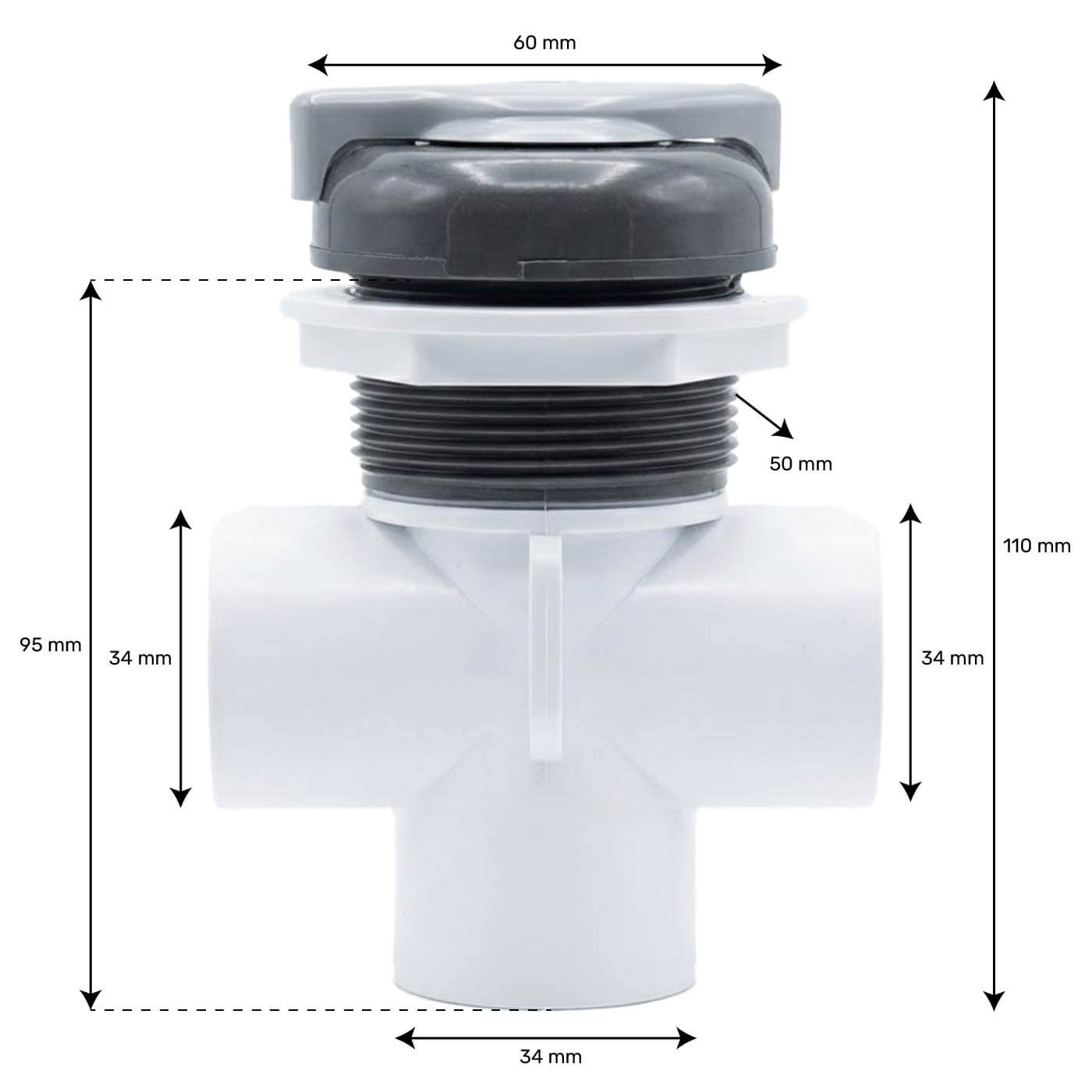 Inverseur de pompe 1'' S Handle CMP 25039-107-000