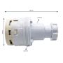 Buse Poly Jet WATERWAY Partie interne orientable - 210-6040