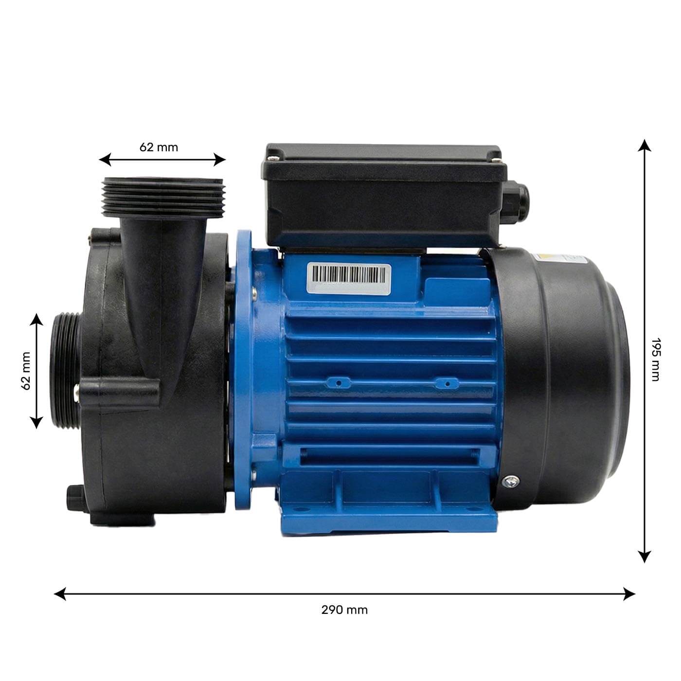 Pompe de circulation Lx Whirlpool WTC100-AB - 1 HP
