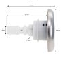 Jet 3" Inox pulsator twin roto - à clipser