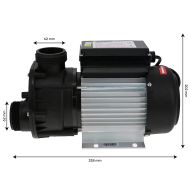 Whirlpool-Pumpe Boospa Pumps DH370 - 0,5 HP - 370 W