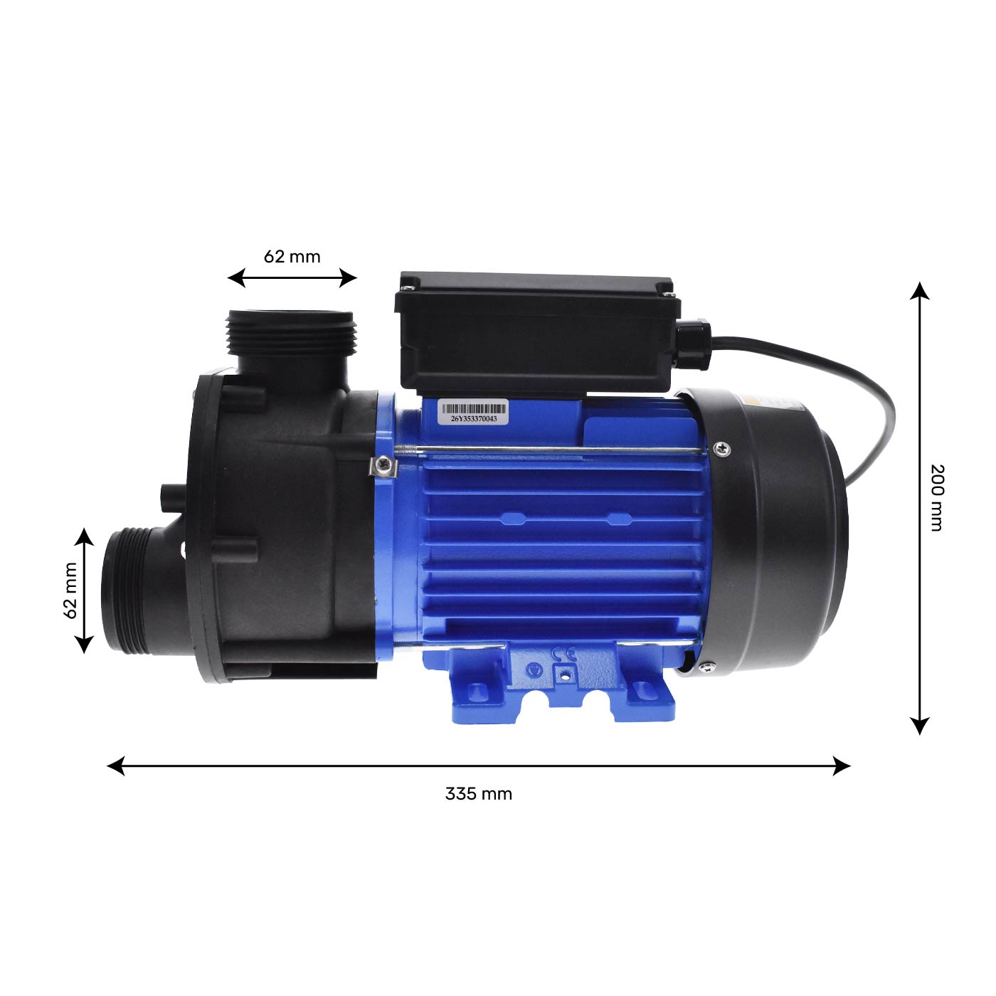Pompe Lx Whirlpool DH1.0 - 1HP (0.75 kW)