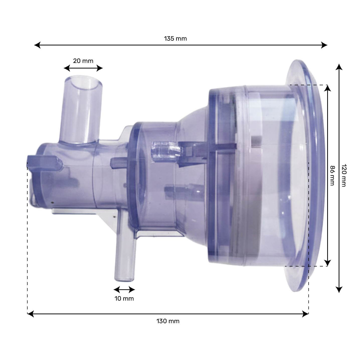 Douille transparente 5'' SQR / PRO-LOC - 29252-299-00