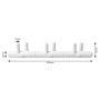 Nourrice 3/4" M avec 6 sorties 3/8" lisses 672-6970