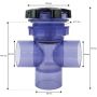 COUDE 90° 2''MM - WATERWAY 411-2100