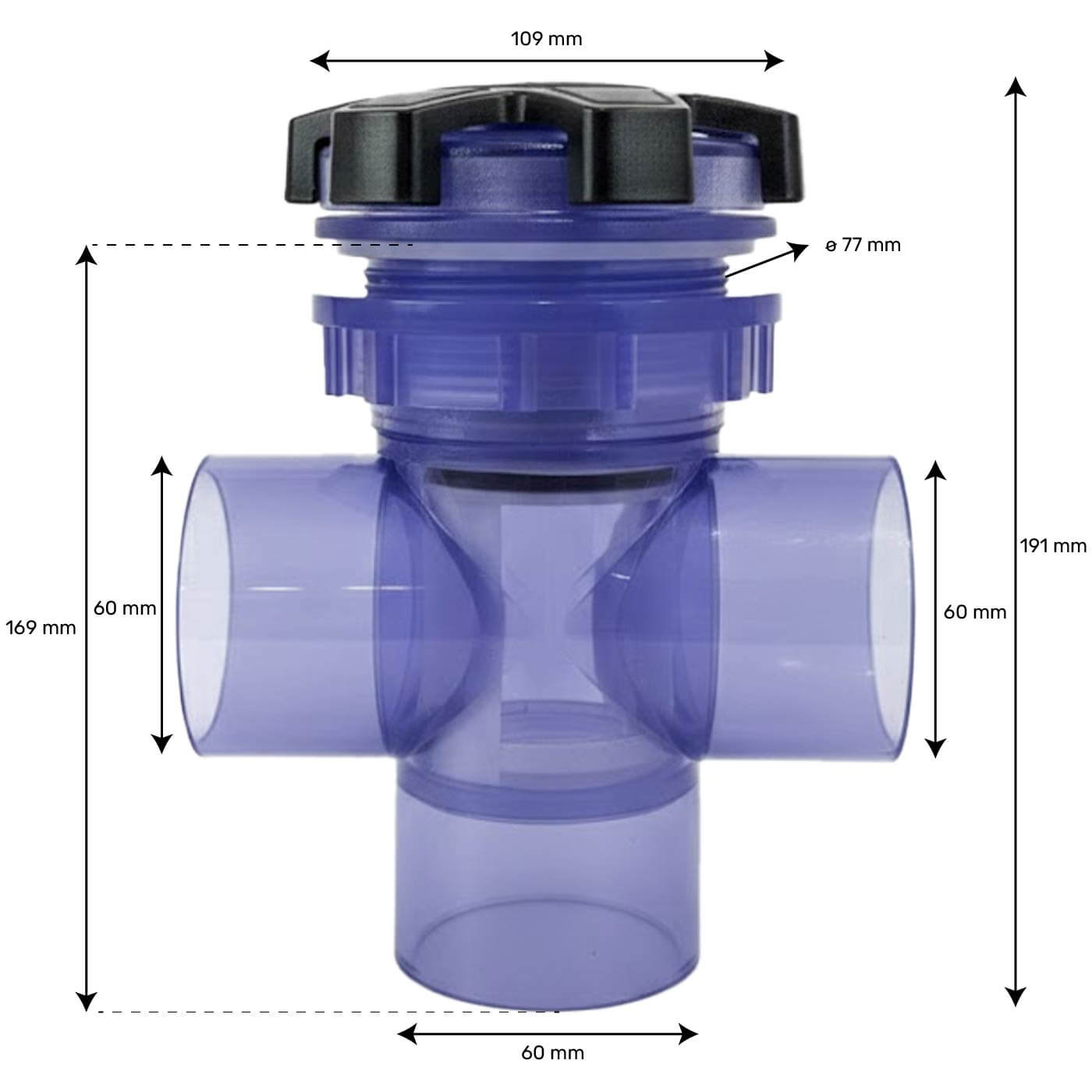 COUDE 90° 2''MM - WATERWAY 411-2100