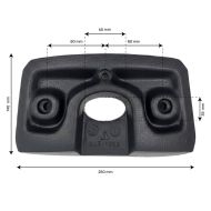 Appui tête spa BLE-1008 - noir