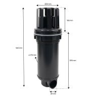 Complete 56 cm floating skimmer