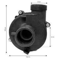 Corps de pompe 1.5" Balboa