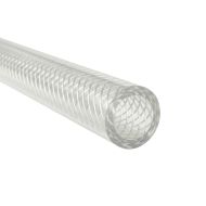 Flexibler transparenter verstärkter Schlauch 10x15mm