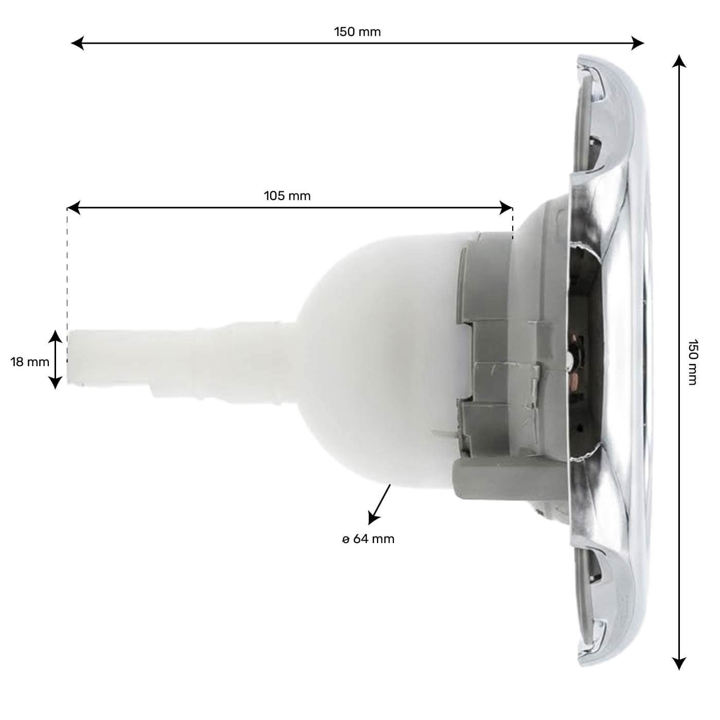 Jet pour spa dimension one 01510-512S