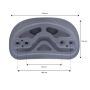 Right headrest EVA258 for spa