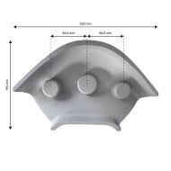 Appui-tête d'angle pour spa Oslo MSPA