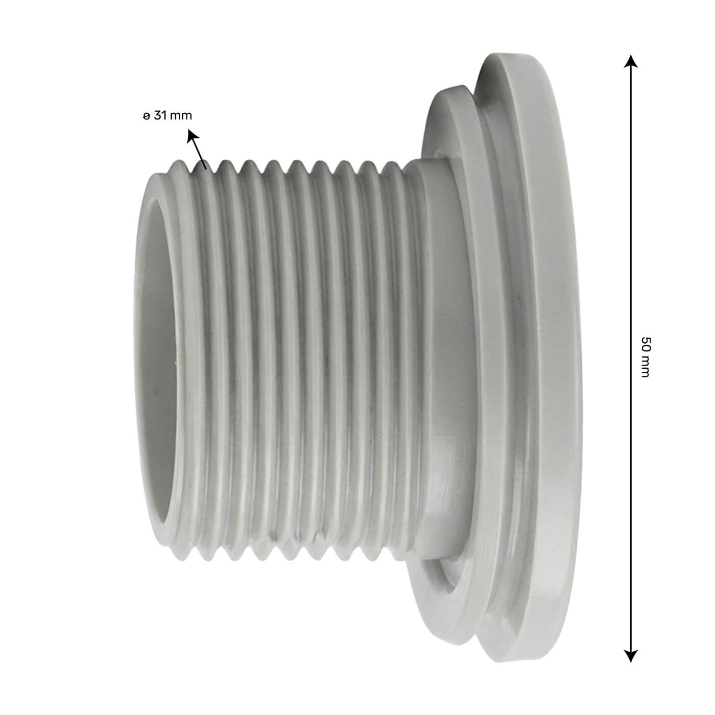 Bonde de refoulement ABS ou Inox Recouvert Inox