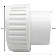 Raccord union 50mm pour piscine