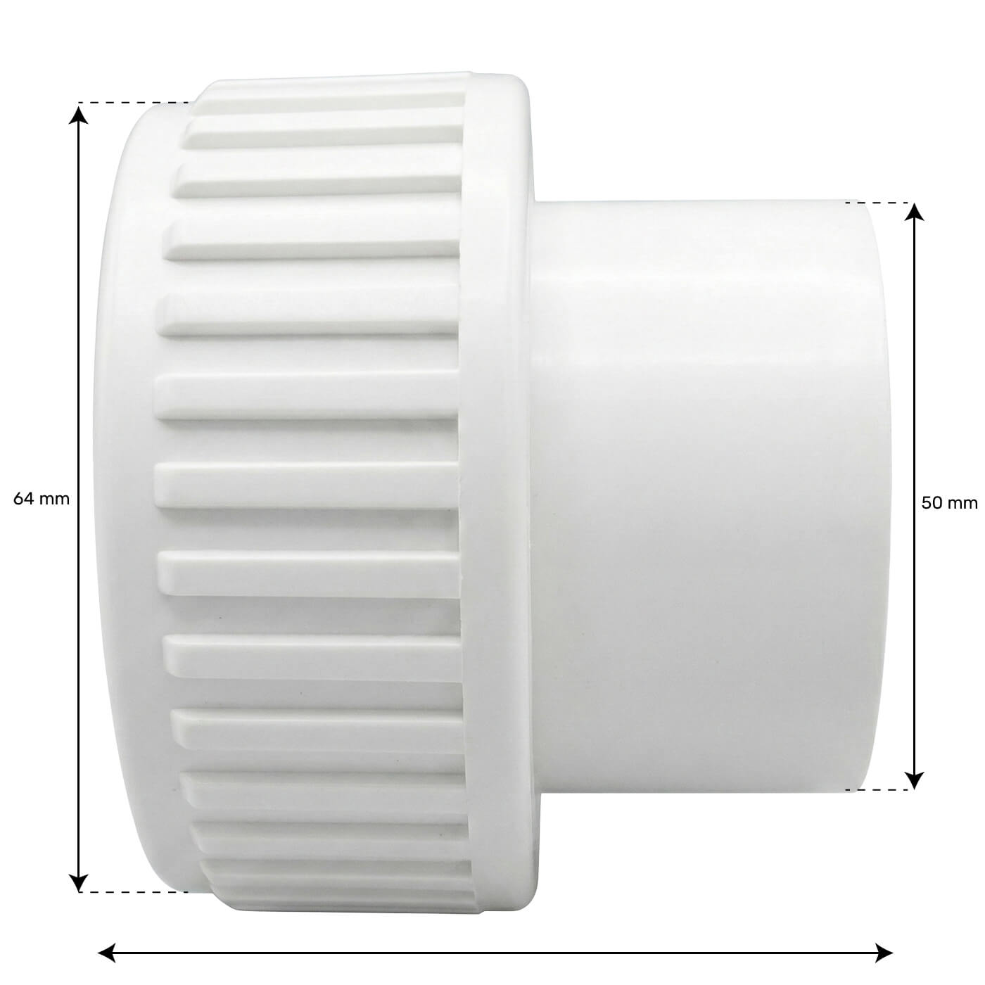 Raccord union diametre 50 pour piscine