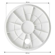 Couvercle blanc de skimmer à sceller - Procopi Aquaréva