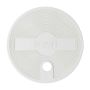 White skimmer lid for sealing