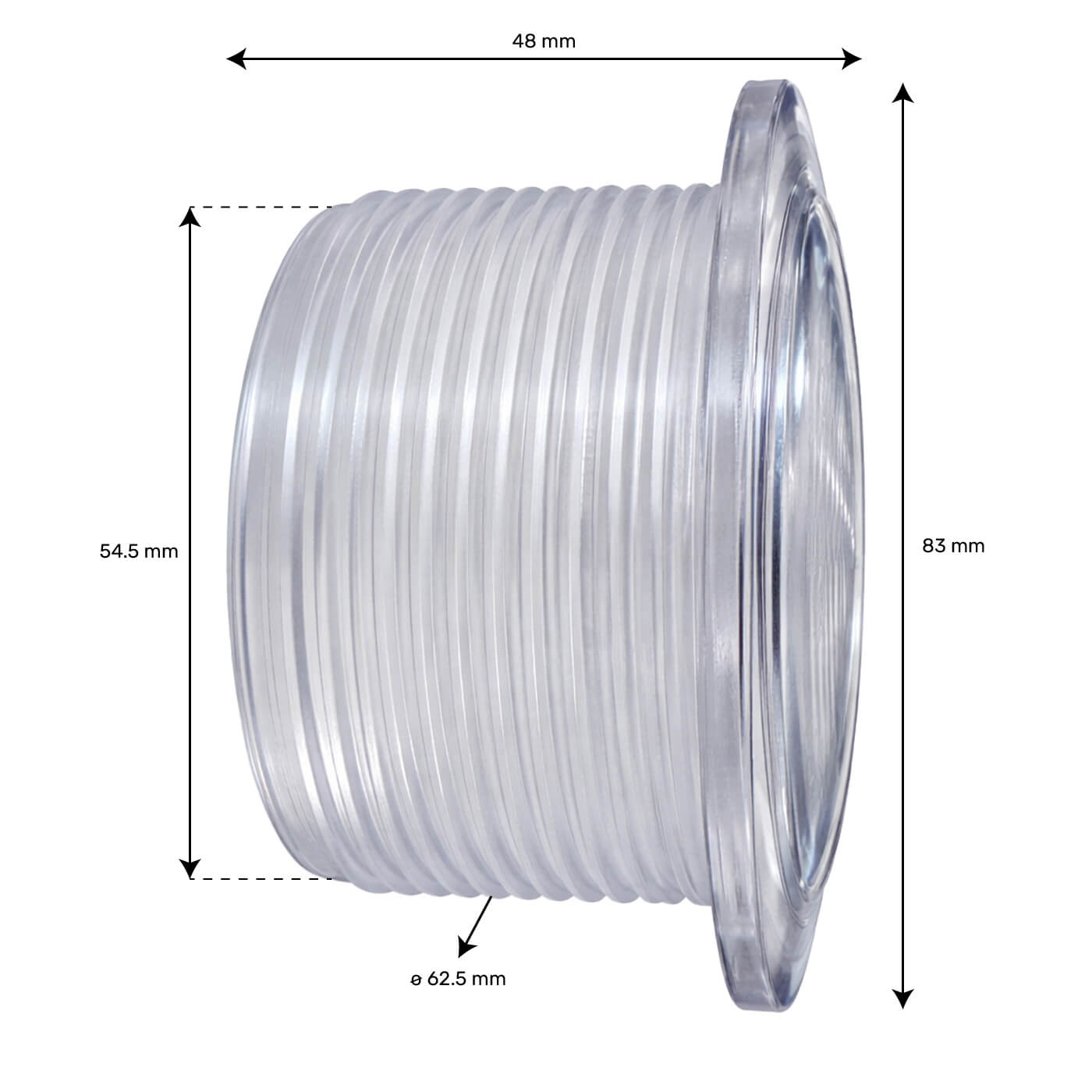 Projecteur pour LED (sans LED) - 1510-23 - DIMENSION ONE