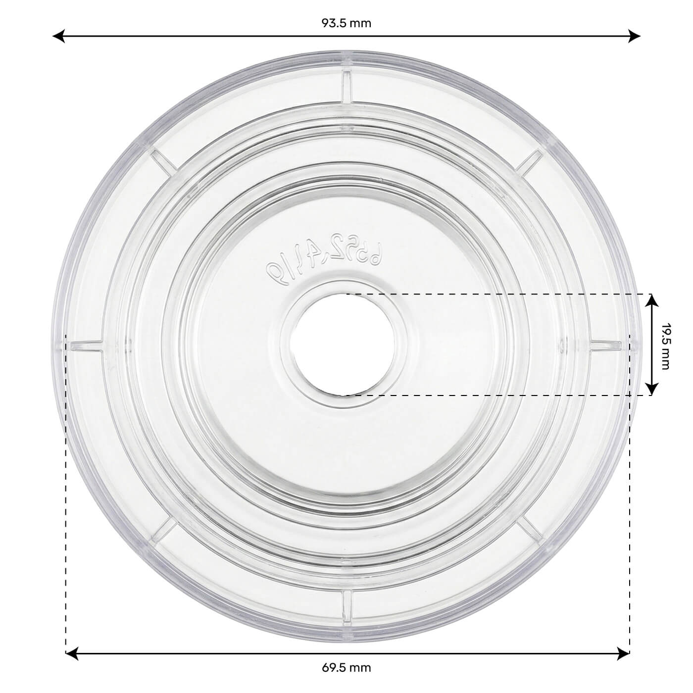 Poignée diverter transparente 2'' AURA - COAST SPAS