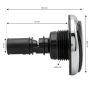 Jet Alpha 2" (57mm) Twin Roto à visser - Bicolore Inox