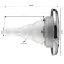 Clip-on 5" (127mm) Roto Jet V1
