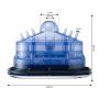 Jet à contre courant INOX LED 37cm pour spa
