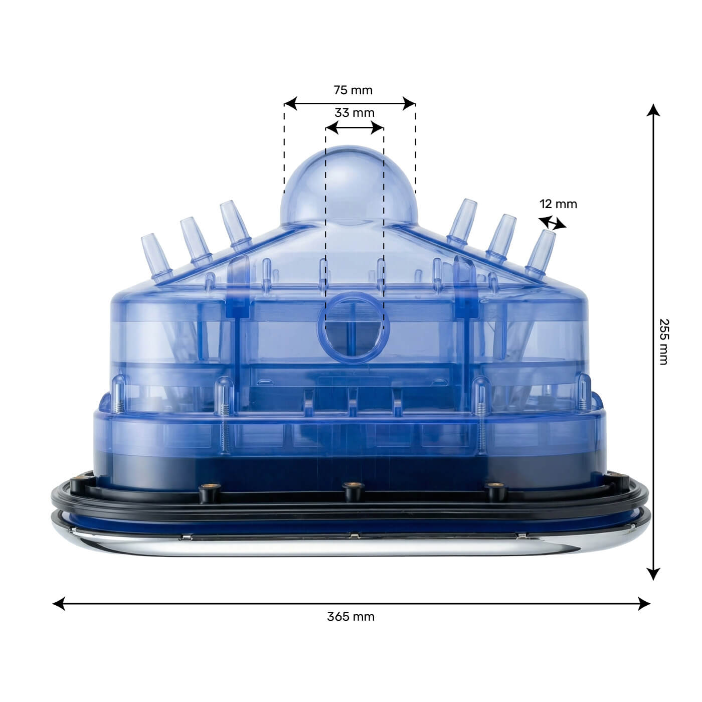 Jet à contre courant INOX LED 37cm pour spa