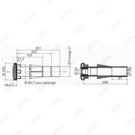 Jet supplémentaire pour spa béton et liner Blanc