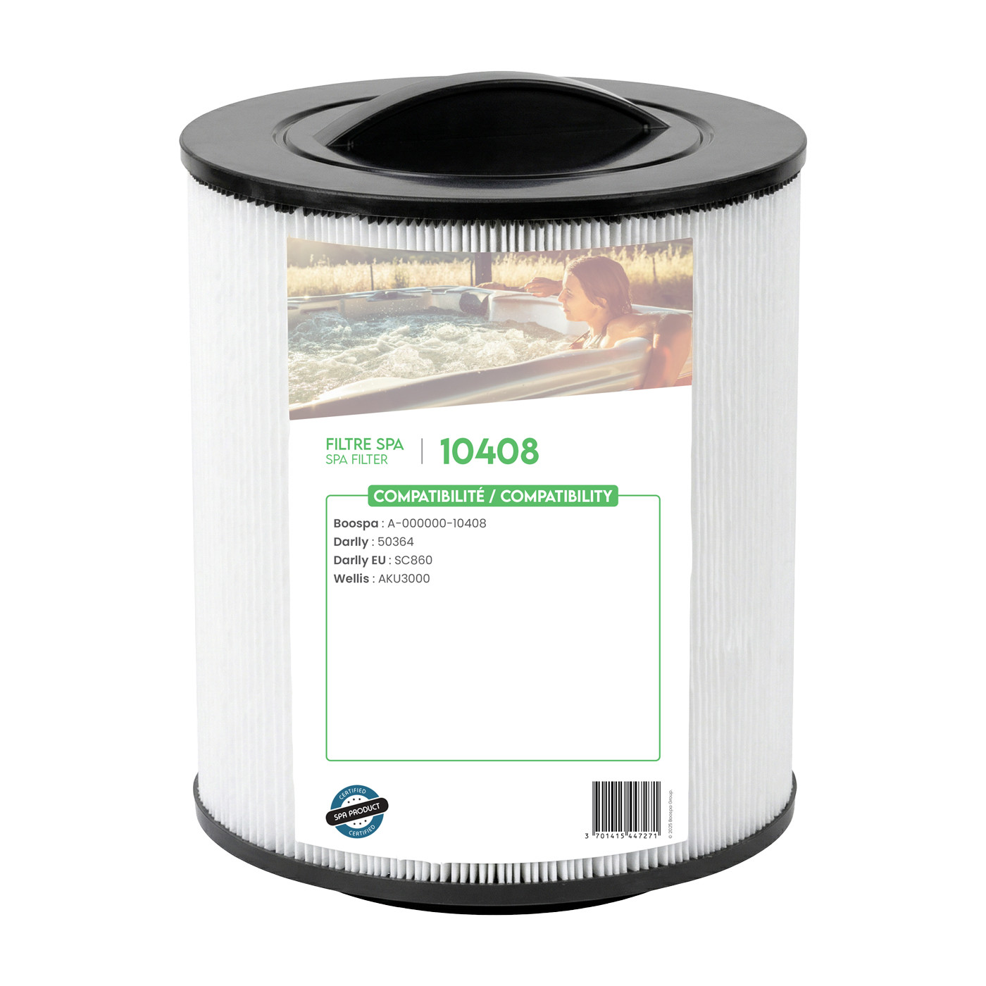 Filtre compatible pour spa Wellis AKU3000 Filtre compatible pour spa Wellis AKU3000