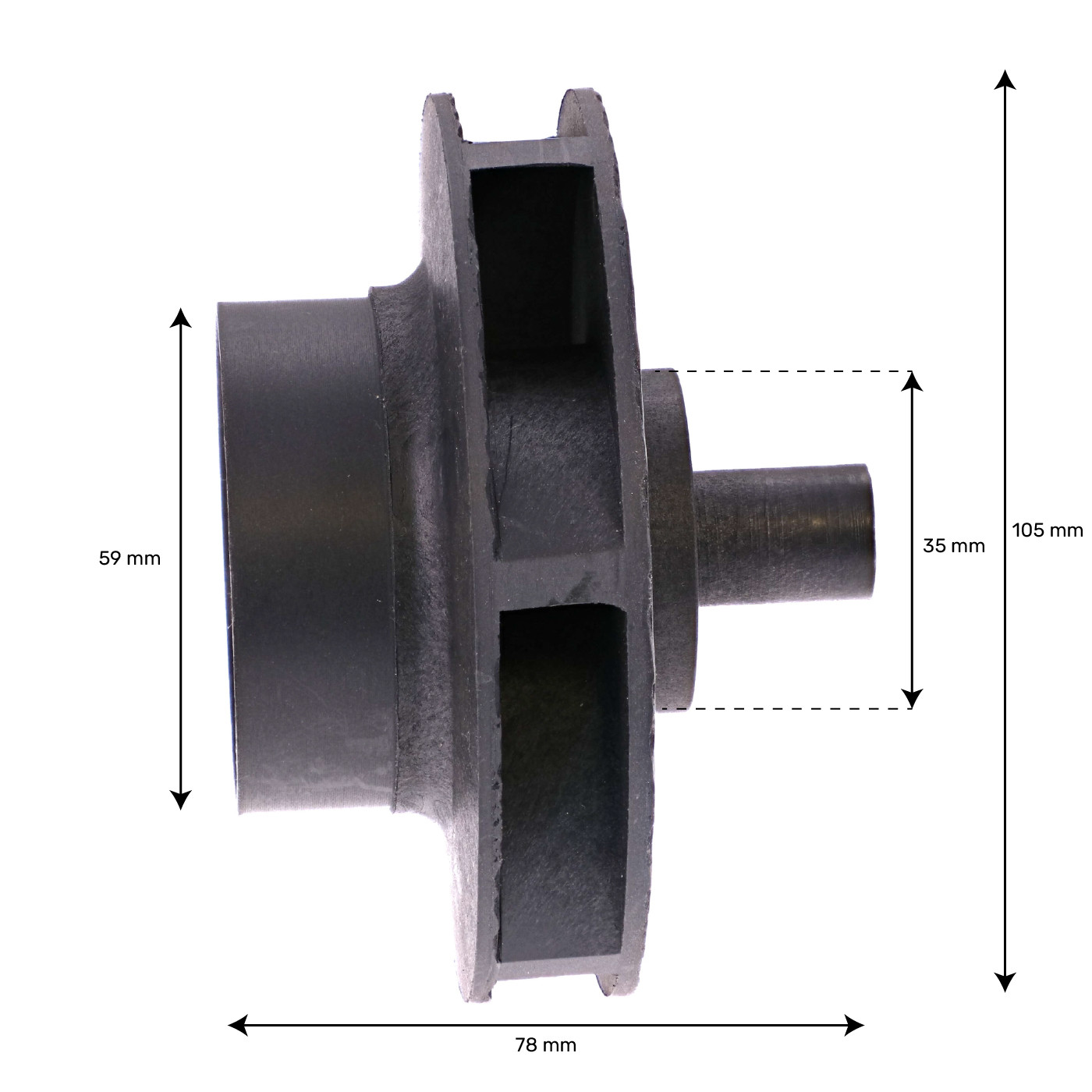 Impeller for HSP1500 massage pump